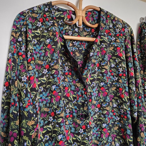 Vintage wild flowers Silky pajama set - Picture 10 of 10